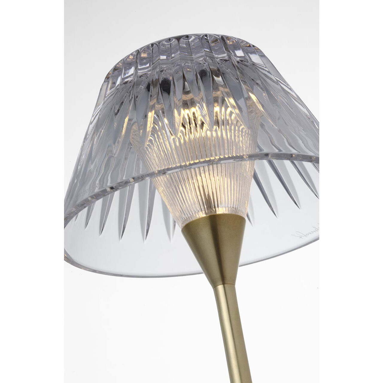 Waterford Blaze 11.5 inch 1.00 watt Natural Brass Rechargeable Table Lamp Portable Light