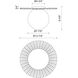 Alora Mood Plume 1 Light 13.88 inch Matte Black Flush Mount Ceiling Light