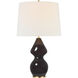 Thomas O'Brien Noppon 29.5 inch 15.00 watt Black Caviar Table Lamp Portable Light