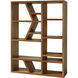 Winnona Amber Woodgrain Bookshelf