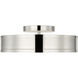 Paloma Contreras Dupont 12 inch Polished Nickel Semi-Flush Mount Ceiling Light