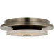 Anne-Marie Barton Lunara LED 11 inch Pewter Flush Mount Ceiling Light
