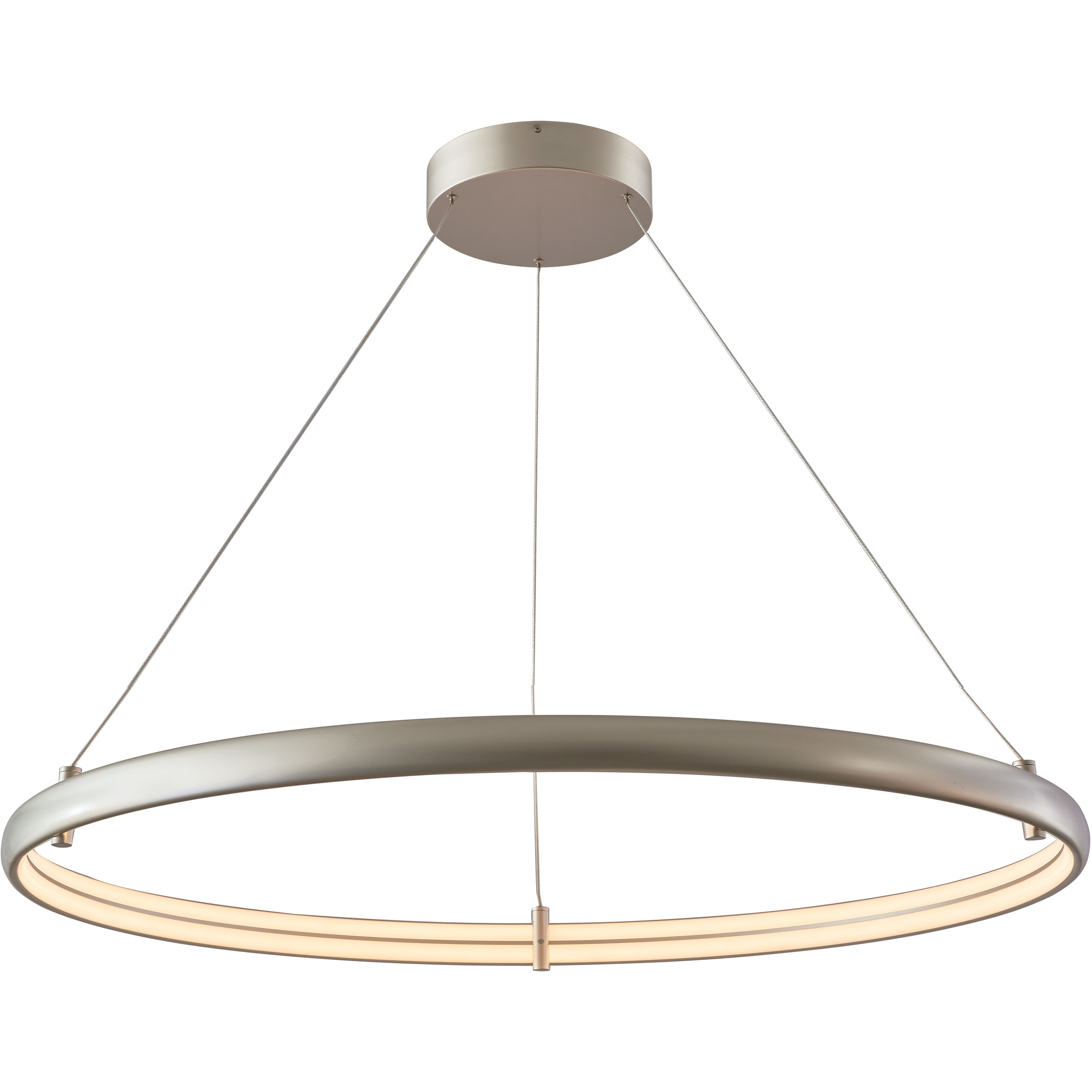 Sling LED 40 inch Titanium Silver Pendant Ceiling Light