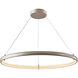 Sling LED 40 inch Titanium Silver Pendant Ceiling Light