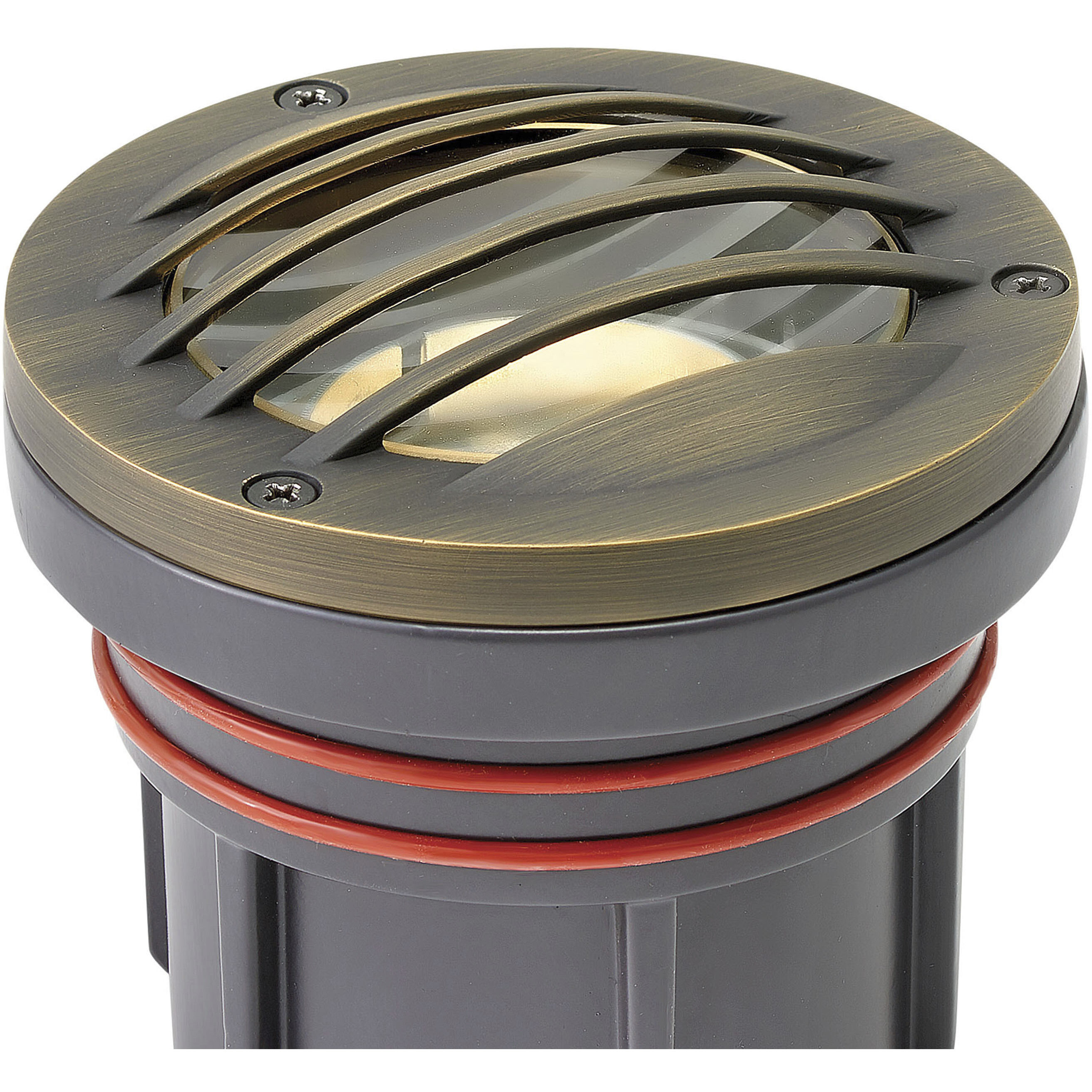 Hardy Island Grill Top 12v 12.00 watt Matte Bronze Landscape Well Light in Non-LED
