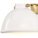 Eloise 1 Light 9.5 inch White Wall Sconce Wall Light