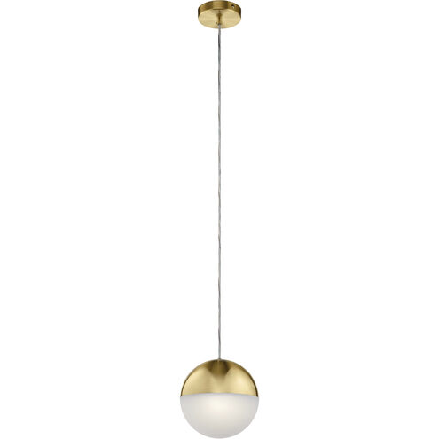 Moonlit LED 8 inch Champagne Gold Mini Pendant Ceiling Light