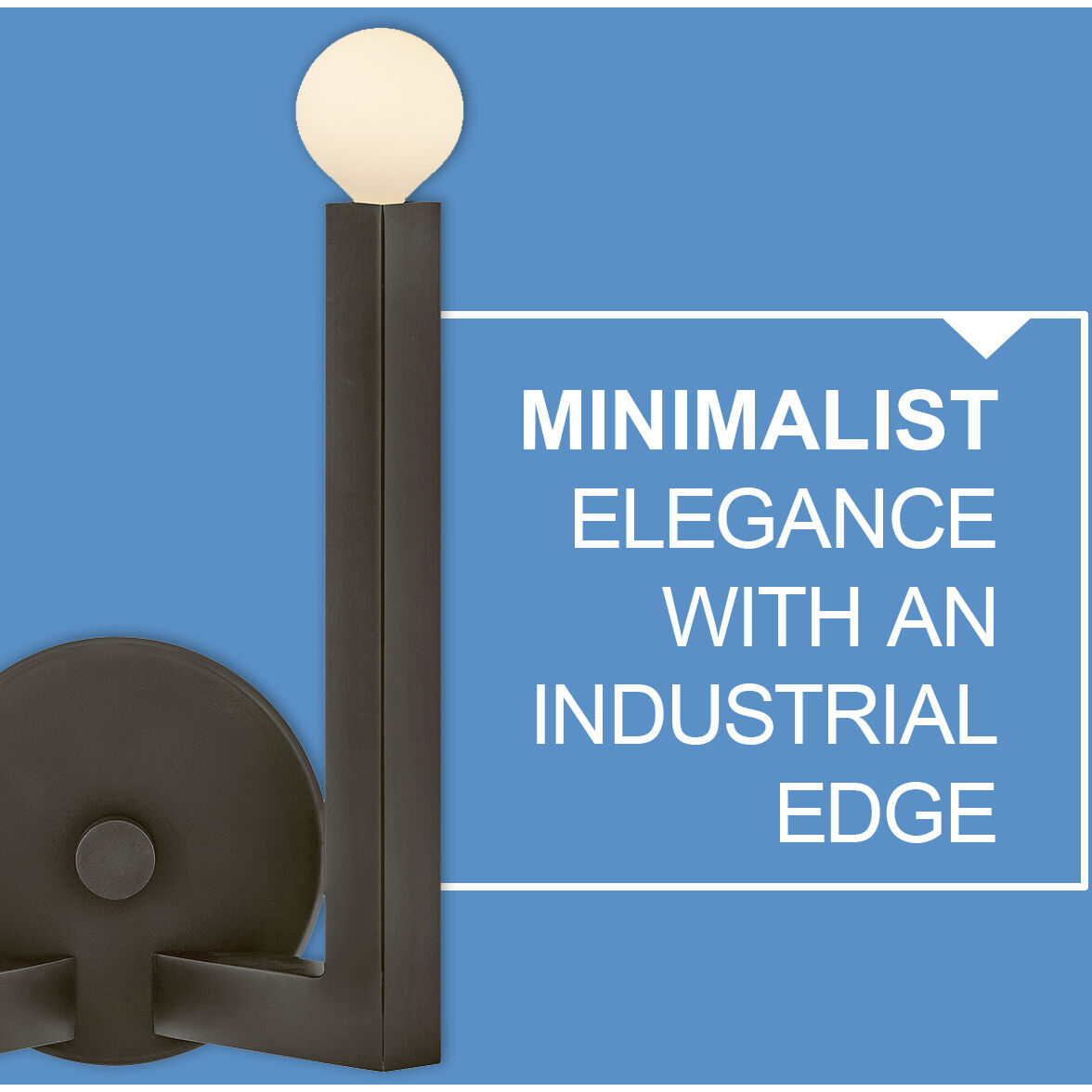 Ezra 2 Light 7.5 inch Black Oxide ADA Sconce Wall Light