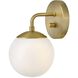 Julep Sconce Wall Light in Lacquered Brass