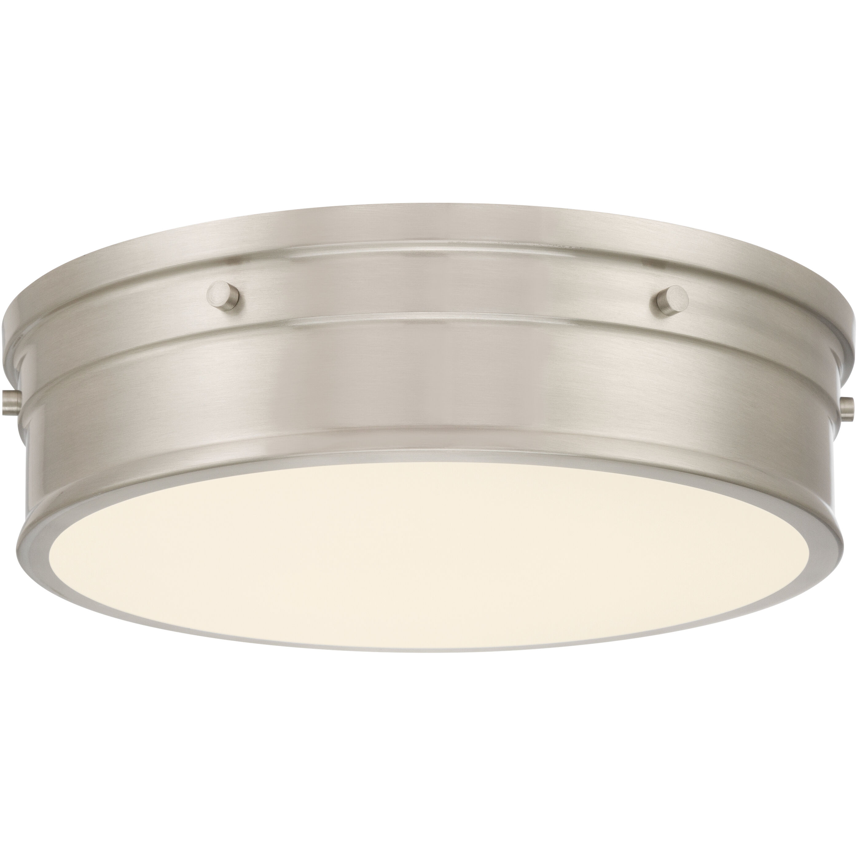 Marnex LED 13 inch Brushed Nickel Flush Mount Ceiling Light