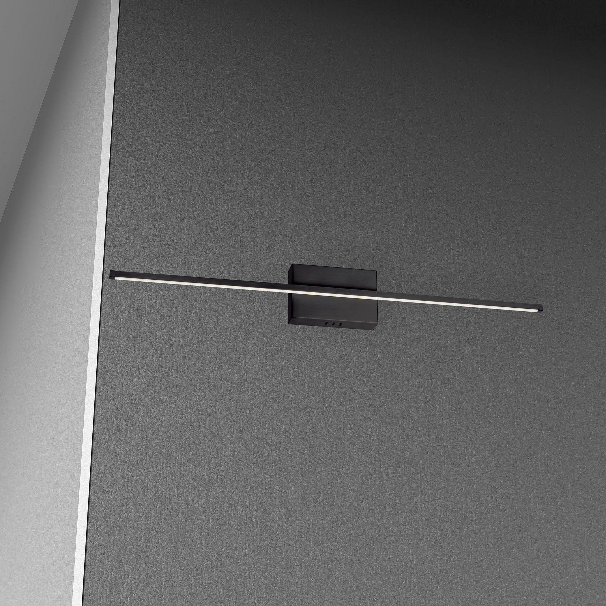 Array LED 36 inch Matte Black Decorative Wall Sconce Wall Light, Decorative