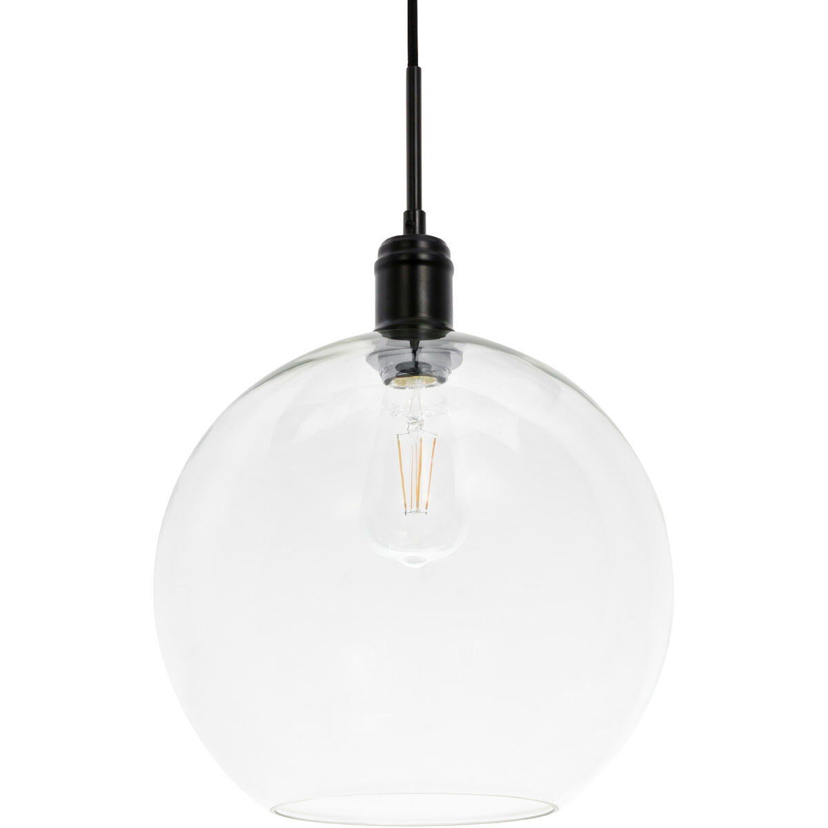 Rensselaer 1 Light 13 inch Black Pendant Ceiling Light