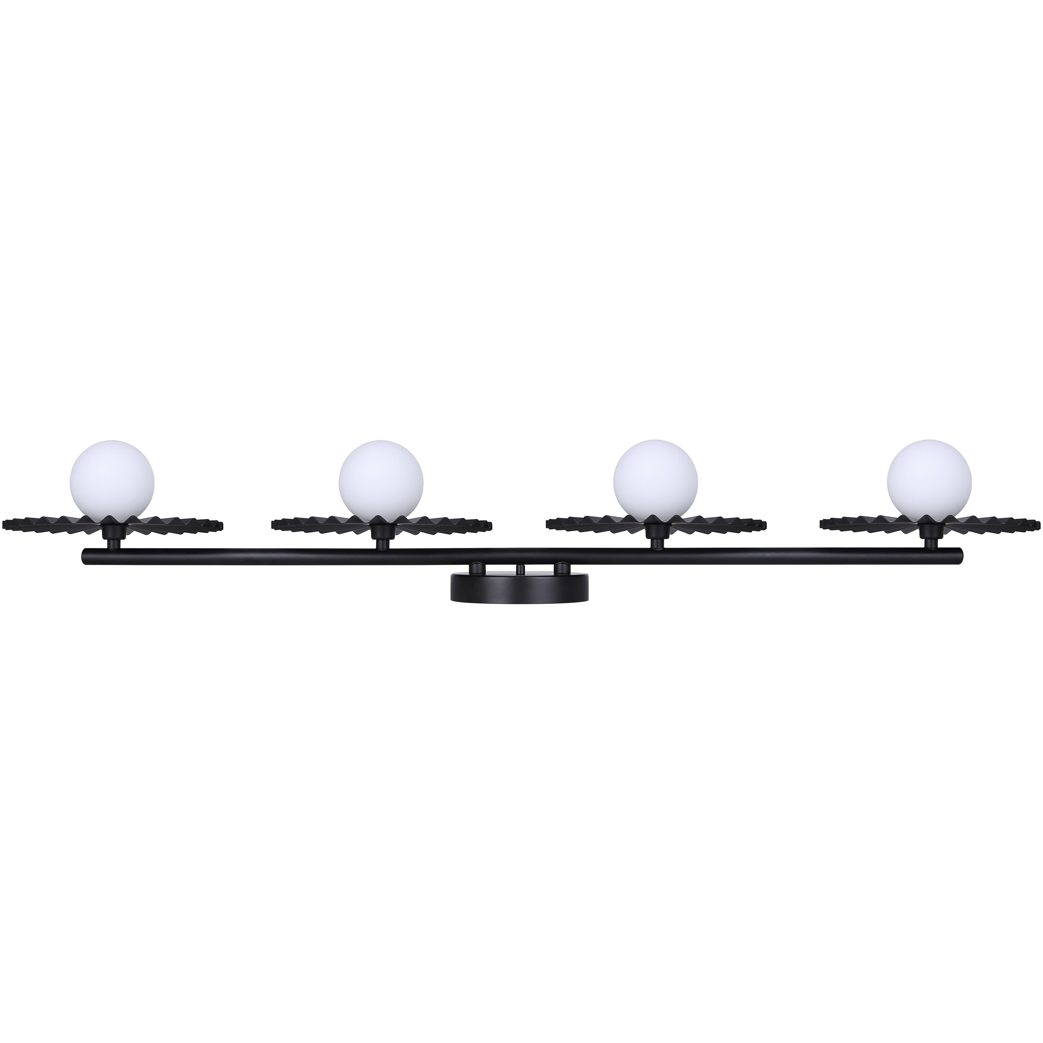 Payton 4 Light 38.75 inch Black Vanity Light Wall Light