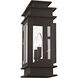 Princeton 2 Light 14 inch Bronze Outdoor Wall Lantern