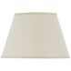 Signature Burlap 15 inch Shade