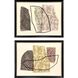 Bold Blends Multi and Black and Brown and Orange Framed Art
