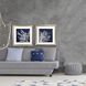 Waterside Collection Blue Framed Art
