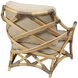 Dune Matte Grey & Natural Rattan Lounge Chair