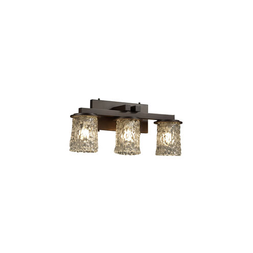 Veneto Luce LED 21 inch Dark Bronze Bath Bar Wall Light in 2100 Lm LED, Clear Textured (Veneto Luce), Dakota