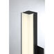 Vantage LED Coal Bath Vanity Wall Light in Chrome