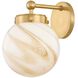 Ambra 1 Light 7 inch Aged Brass Wall Sconce Wall Light