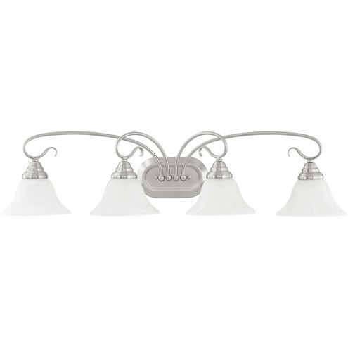 Coronado 4 Light 36 inch Brushed Nickel Bath Vanity Wall Light