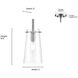 Maccan 1 Light 5 inch Vintage Brass Indoor Pendant Ceiling Light
