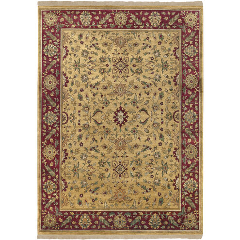 Babylon 132 X 96 inch Tan, Dark Brown, Camel, Dark Green, Olive Rug