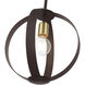 Modesto 1 Light 12.25 inch Bronze Pendant Ceiling Light
