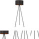Morenci 58 inch 100.00 watt Matte Black Floor Lamp Portable Light