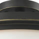 Savannah 3 Light 15.75 inch Olde Bronze Semi Flush Mount Ceiling Light in 8.1