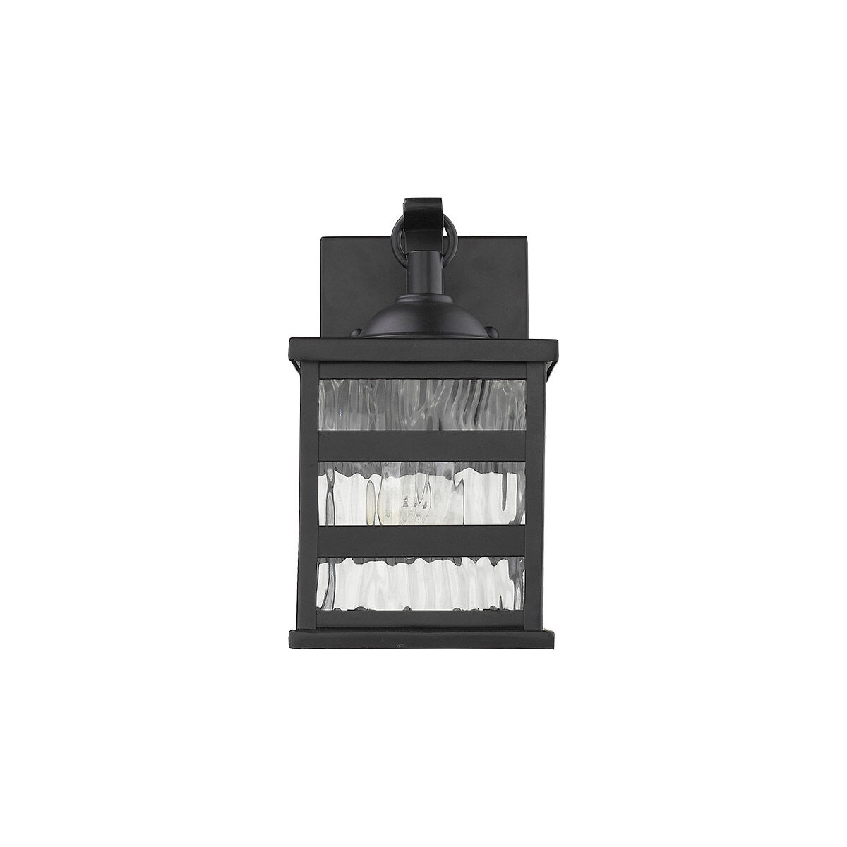 Morris 1 Light 10 inch Matte Black Exterior Wall Mount