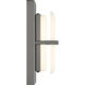 Tarnos LED 6.5 inch Gun Metal Wall Sconce Wall Light