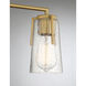 Sacremento 3 Light 24 inch Warm Brass Vanity Light Wall Light, Essentials