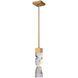 Mamadim 1 Light 5.13 inch Aged Brass Mini Pendant Ceiling Light