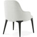 Rome Nera Dining Chair, Wooden, Upholstered