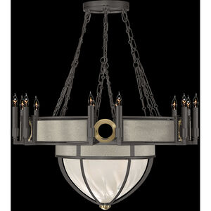 Mirage 15 Light 35.75 inch Black Chandelier Ceiling Light