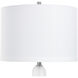 Orion 63.25 inch 100 watt Brushed Nickel and White Floor Lamp Portable Light