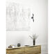 Morgan 3 Light 8.5 inch Matte Black Wallchiere Wall Light