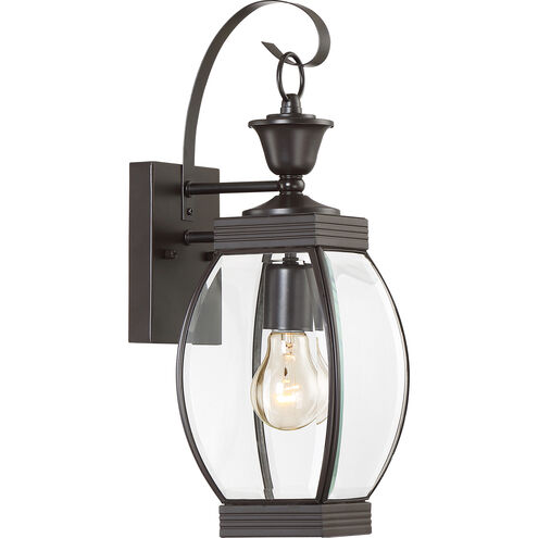 Oasis 1 Light 17 inch Medici Bronze Outdoor Wall Lantern