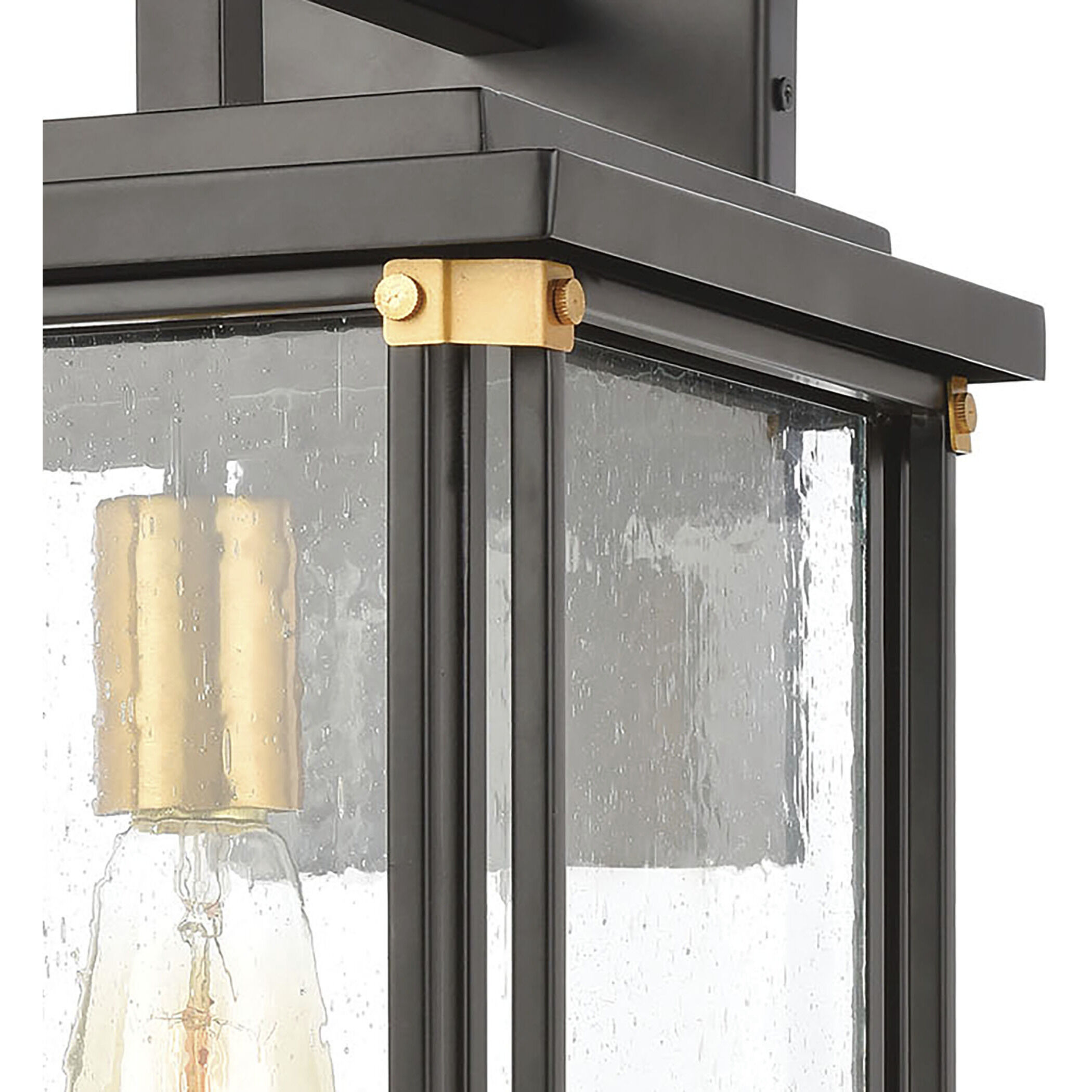 Vincentown 1 Light 18 inch Matte Black Outdoor Sconce