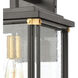 Vincentown 1 Light 18 inch Matte Black Outdoor Sconce