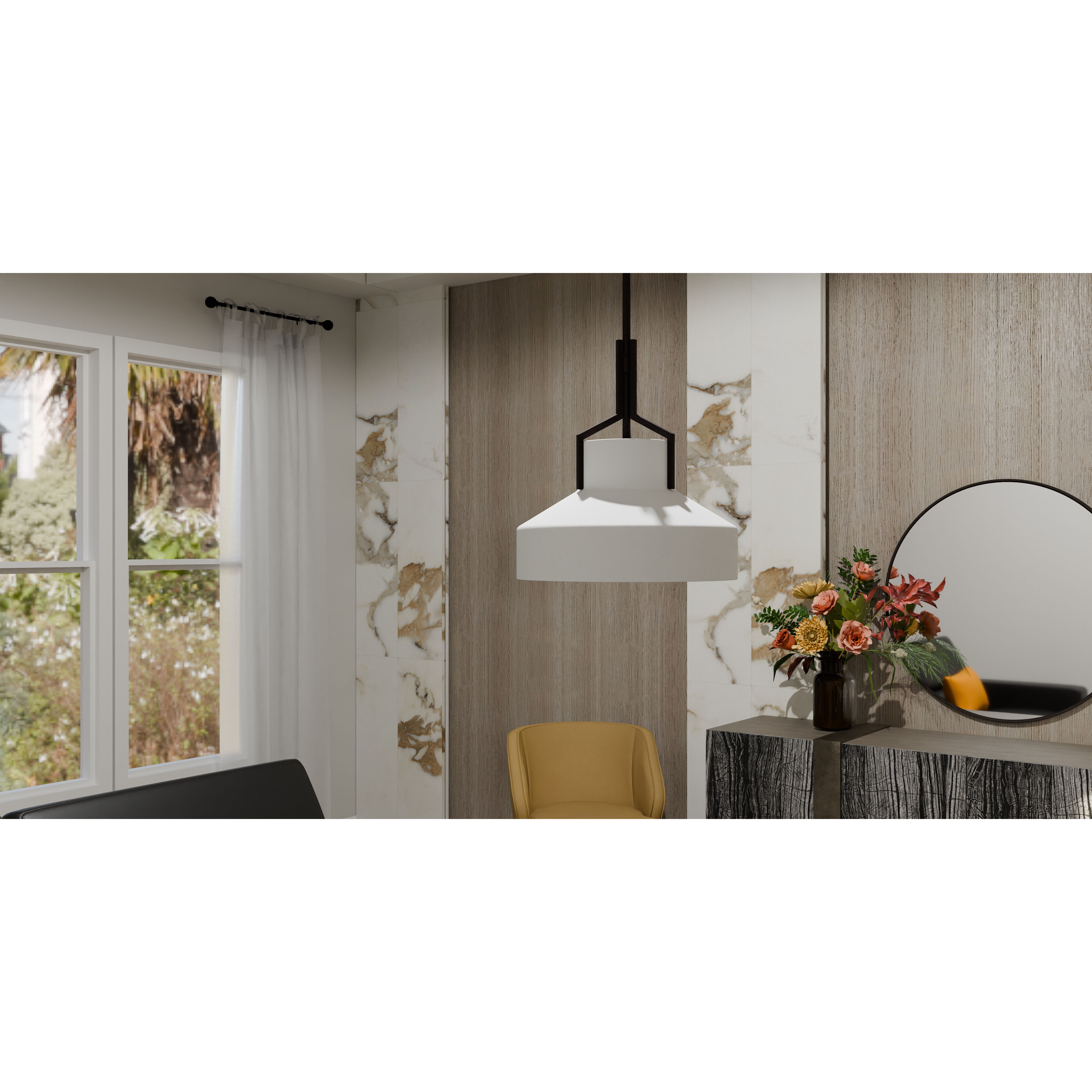 Brecken 2 Light 14.75 inch Old Bronze Pendant Ceiling Light