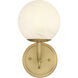 Whitehall 1 Light 6 inch Legacy Brass Vanity Light Wall Light