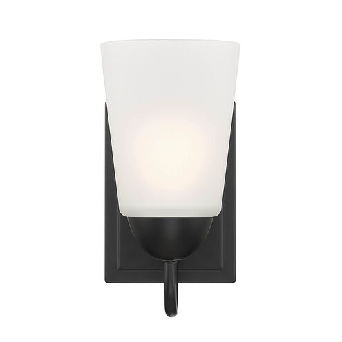 Malone 1 Light 5 inch Matte Black Wall Sconce Wall Light