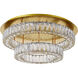 Monroe LED 26 inch Gold Flush Mount Ceiling Light