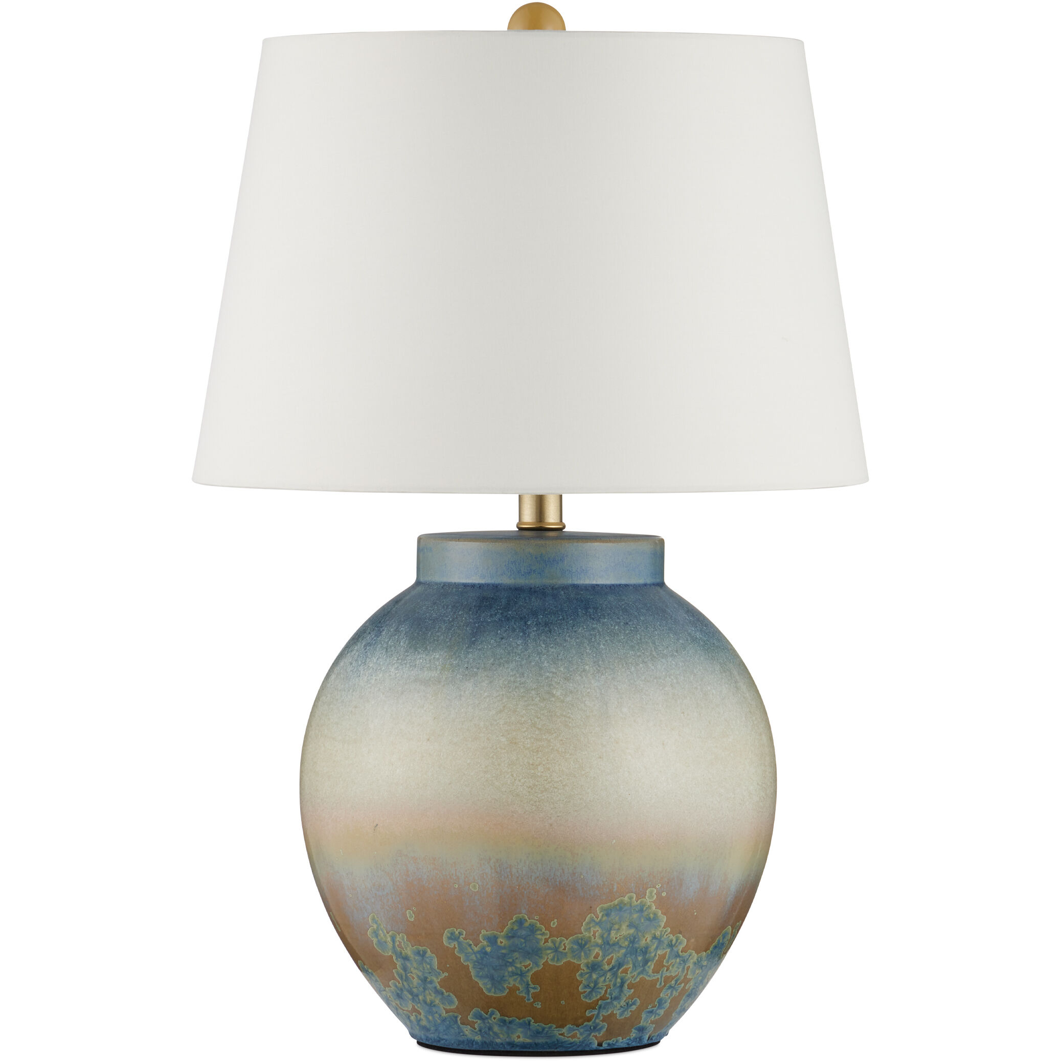 Dawning 23 inch 150.00 watt Yellow/Blue Table Lamp Portable Light