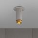 Exhaust Surface LED 2.36 inch Stone / Brass Flush Mount Ceiling Light