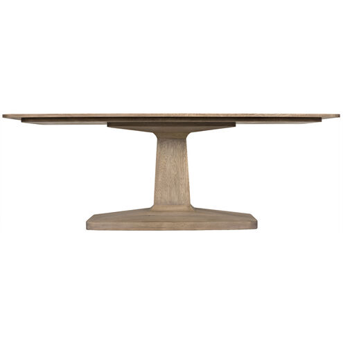 Travis 84 X 44 inch Washed Walnut Dining Table