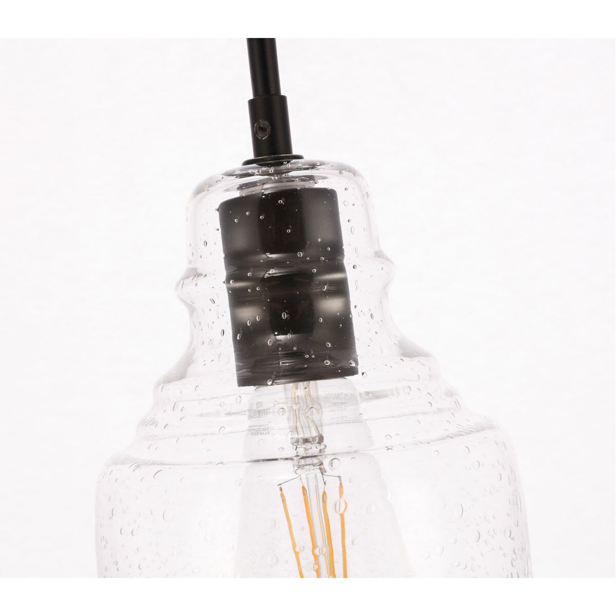 Pierce 1 Light 6 inch Black Pendant Ceiling Light